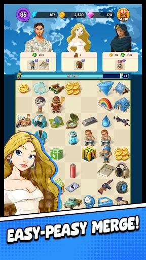 I-download ang Black Island: Merge War – Masiyahan sa Mystery Puzzle - Screenshot 3