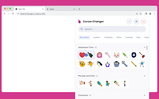 Mouse Cursor – Custom Cursor: Baguhin ang Iyong Pointer nang Libre - Screenshot 2