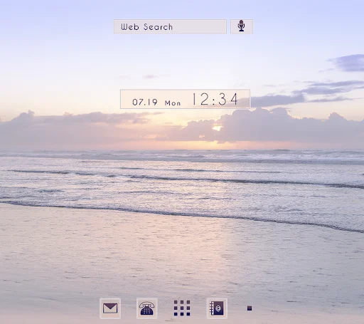 I-download ang Morning Glow Theme +HOME – Payapang Disenyo sa Iyong Phone - Screenshot 1