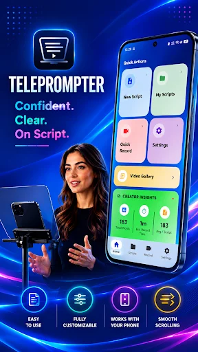 I-download ang Teleprompter & Video Prompter – Libreng Script Tool - Screenshot 4