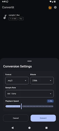 I-download ang Convertit: Audio Converter – Offline at Mabilis - Screenshot 2