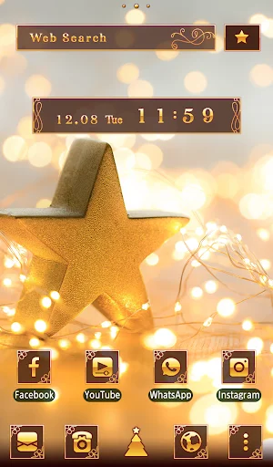 I-download ang Xmas Wallpaper Star Glow Theme – Libreng Tema - Screenshot 5