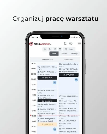 I-download ang Motowarsztat.pl – Pamahalaan ang Workshop sa Phone - Screenshot 4